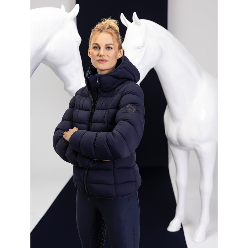 Pikeur Athleisure Ladies Quilted Jacket - Night Blue-1